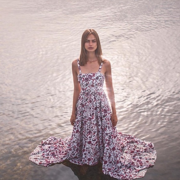 ALEXIS ZOFIA dress pink and white size XS. - Picture 3 of 8